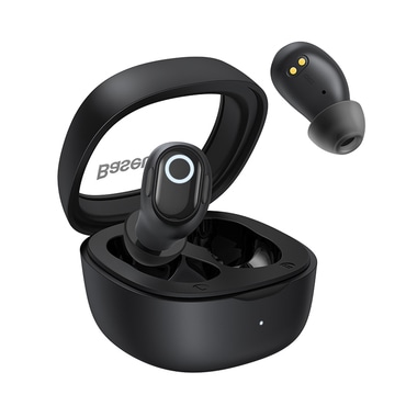 Brezžične slušalke Baseus "Bowie WM02" z Bluetooth 5.3 in 25-urno baterijo - črne Brezžične slušalke Baseus "Bowie WM02" z Bluetooth 5.3 in 25-urno baterijo - črne