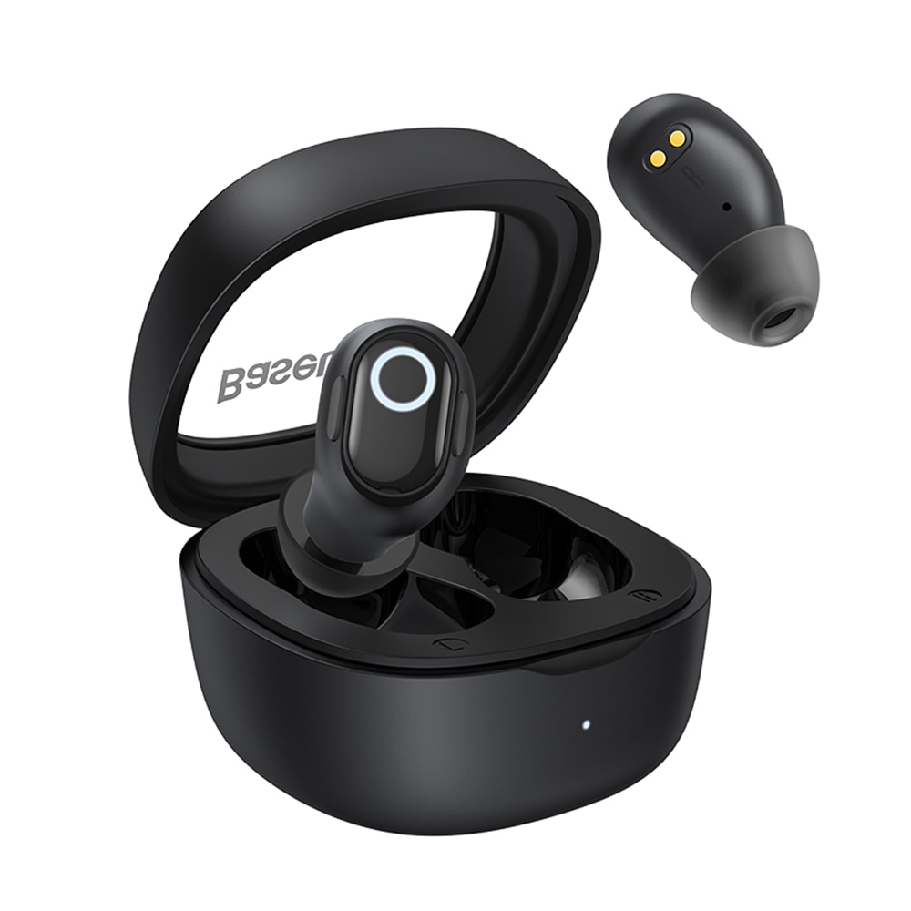 Brezžične slušalke Baseus "Bowie WM02" z Bluetooth 5.3 in 25-urno baterijo - črne