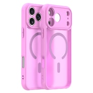 Hibridni ovitek "HaloFrost II MagSafe" za iPhone 17 Pro Max - pink