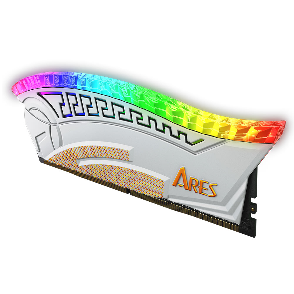 Računalniški pomnilnik Dato "Ares Armor" DDR4 z 32GB RAM, 3600 MHz in RGB osvetlitvijo - črn
