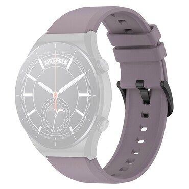 Silikonski pas za uro Xiaomi Watch S1 / S1 Active "Classic" - svetlo vijolična