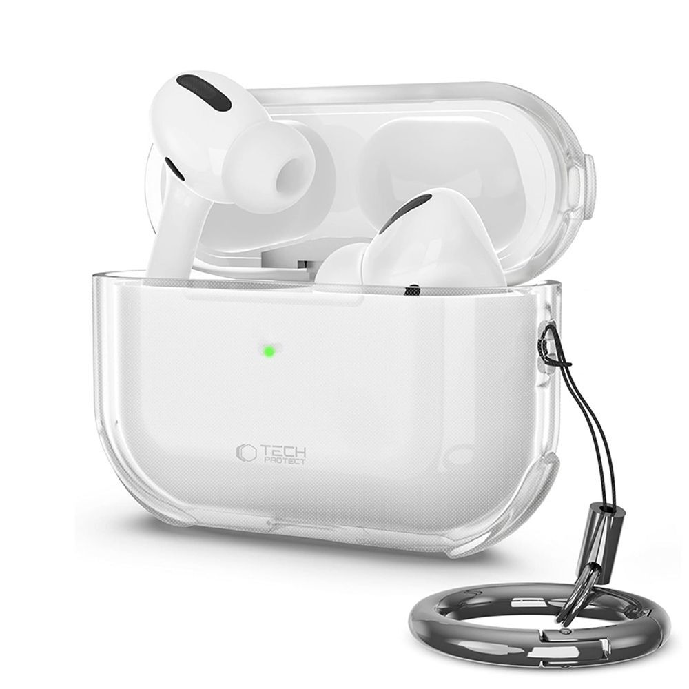 Zaščitni etui Tech-Protect"Bounce" za Apple AirPods Pro 3 - prozoren