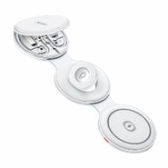 Zložljiva brezžična QI polnilna postaja in stojalo 5v1 Yesido "DS29" za naprave Apple - bela