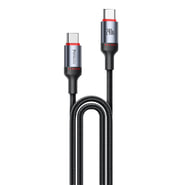 USB-A v USB-C pleten polnilni in podatkovni kabel Yesido "CA185" 240W in 480MBps - 1.2m - črn