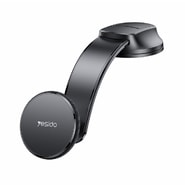 Avtomobilsko magnetno držalo Yesido "C176" za armaturno ploščo in vetrobransko steklo - črno