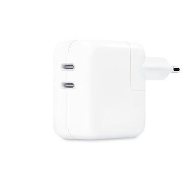 Originalen Apple stenski polnilni adapter z dvema USB-C vhodoma 35W (MW2K3ZM/A)