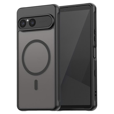 Hibridni ovitek "HaloFrost II MagSafe" za Sony Xperia 10 VII - black