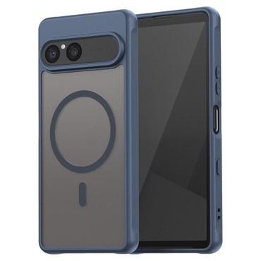 Hibridni ovitek "HaloFrost II MagSafe" za Sony Xperia 10 VII - navy blue