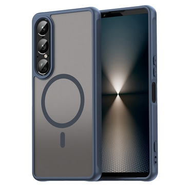Hibridni ovitek "HaloFrost II MagSafe" za Sony Xperia 1 VII - navy blue