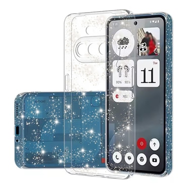 Prozoren TPU gel ovitek Techsuit "SparkleSkin" za Nothing Phone (3a)