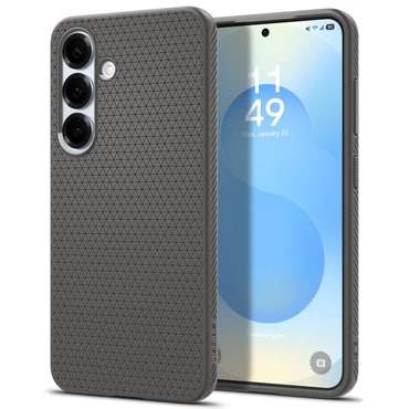 Ovitek Spigen "Liquid Air" za Samsung Galaxy S25 Plus - Marble Grey