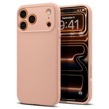 Ovitek Spigen "Liquid Air" za iPhone 17 Pro Max - Rose Titanium