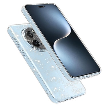 Prozoren TPU gel ovitek Techsuit "SparkleSkin" za Honor Magic7 Pro