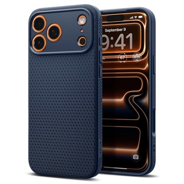 Ovitek Spigen "Liquid Air" za iPhone 17 Pro - Navy Blue