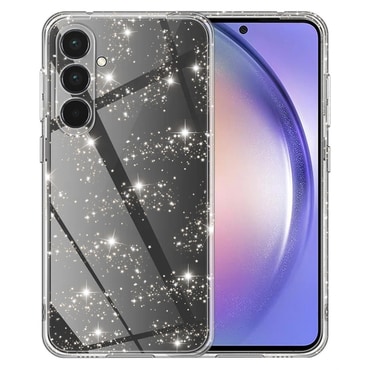 Prozoren TPU gel ovitek Techsuit "SparkleSkin" za Samsung Galaxy A55