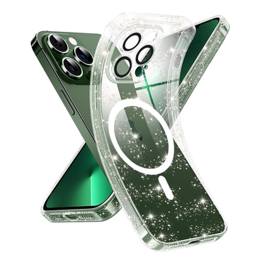 Prozoren TPU gel ovitek Techsuit "SparkleSkin Mag" za iPhone 13 Pro Max