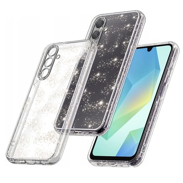 Prozoren TPU gel ovitek Techsuit "SparkleSkin" za Samsung Galaxy A16 4G / A16 5G