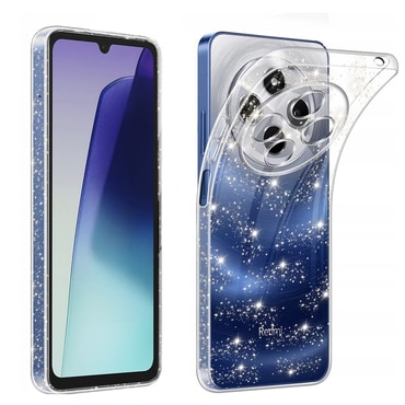 Prozoren TPU gel ovitek Techsuit "SparkleSkin" za Xiaomi Redmi 14C / Poco C75