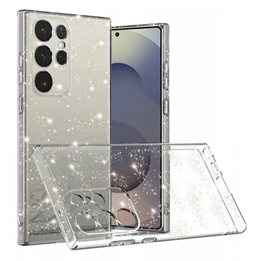 Prozoren TPU gel ovitek Techsuit "SparkleSkin" za Samsung Galaxy S25 Ultra