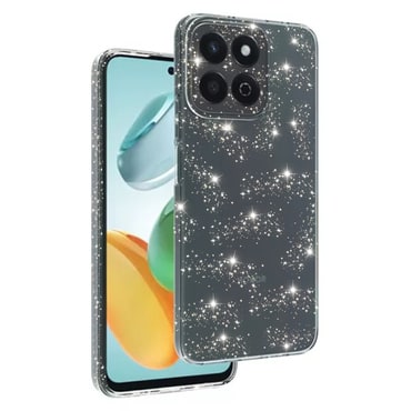 Prozoren TPU gel ovitek Techsuit "SparkleSkin" za Honor 200 Smart / X7c