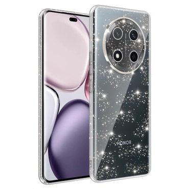Prozoren TPU gel ovitek Techsuit "SparkleSkin" za Honor Magic7 Lite / X9c