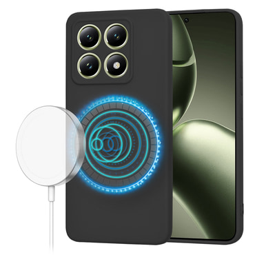 Silikonski ovitek Techsuit SoftFlex MagSafe za Xiaomi 14T - črn