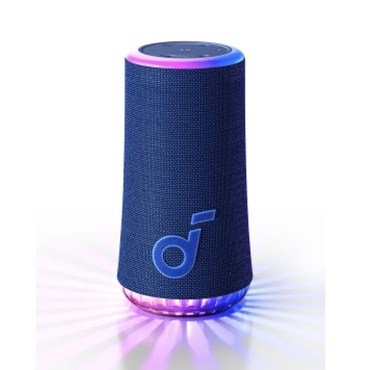 Bluetooth zvočnik Anker "SoundCore Glow" s 360° zvokom, 30W in IP67 standardom - moder