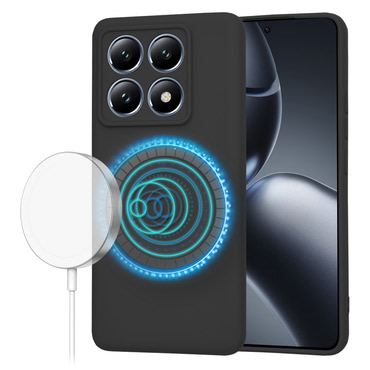 Silikonski ovitek Techsuit SoftFlex MagSafe za Xiaomi 14T Pro - črn
