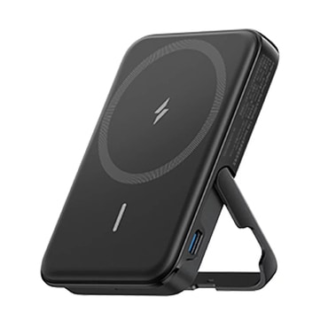 Brezžični Power Bank Anker "322" 5000mAh s stojalom, MagSafe, 7.5W - črn