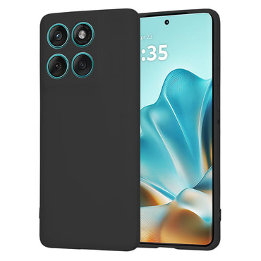 Silikonski ovitek Techsuit SoftFlex za Motorola Edge 60 / Edge 60 Fusion - črn