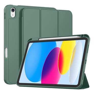 Etui Techsuit "Flex Trifold" z držalom za pisalo za iPad 10.9 2022 / iPad 2025 - green