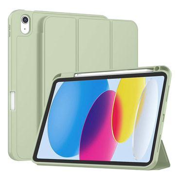 Etui Techsuit "Flex Trifold" z držalom za pisalo za iPad 10.9 2022 / iPad 2025 - matcha green