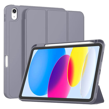 Etui Techsuit "Flex Trifold" z držalom za pisalo za iPad 10.9 2022 / iPad 2025 - purple