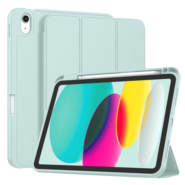 Etui Techsuit "Flex Trifold" z držalom za pisalo za iPad 10.9 2022 / iPad 2025 - sky blue