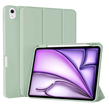 Etui Techsuit "Flex Trifold" z držalom za pisalo za iPad Air 11 2024 / Air 11 2025 - matcha green