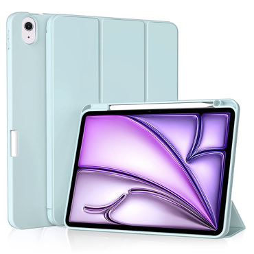 Etui Techsuit "Flex Trifold" z držalom za pisalo za iPad Air 11 2024 / Air 11 2025 - sky blue