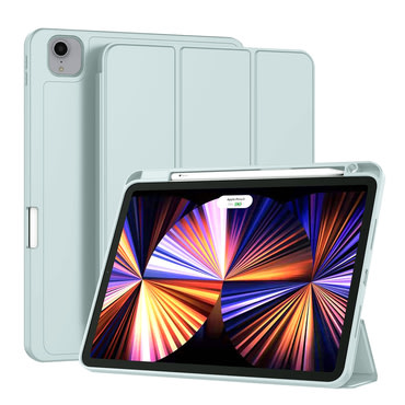 Etui Techsuit "Flex Trifold" z držalom za pisalo za iPad Pro 11 2018 / iPad Pro 11 2020 / iPad Pro 11 2021 / iPad Pro 11 2022 - sky blue