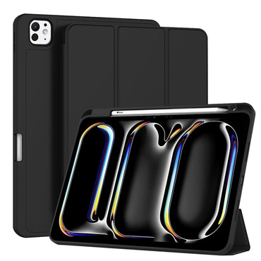 Etui Techsuit "Flex Trifold" z držalom za pisalo za iPad Pro 11 2024 / iPad Pro 11 2025 - black