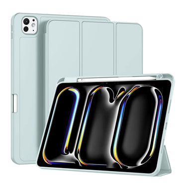 Etui Techsuit "Flex Trifold" z držalom za pisalo za iPad Pro 11 2024 / iPad Pro 11 2025 - sky blue