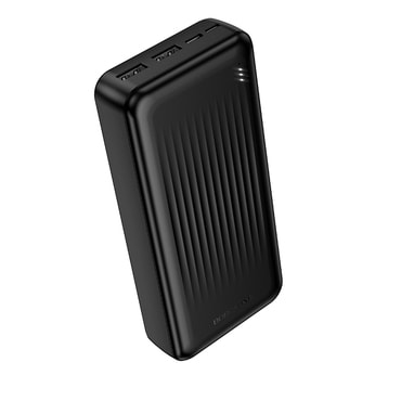 Power bank Borofone BJ78A 20000 mAh z 2x USB-A, USB-C in LED indikatorjem - črn