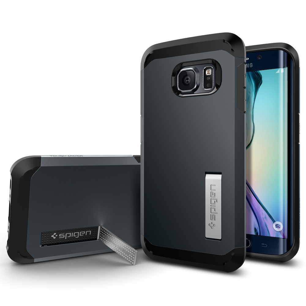 Ovitek Spigen SGP "Tough Armor" za Samsung Galaxy S6 Edge - metal slate