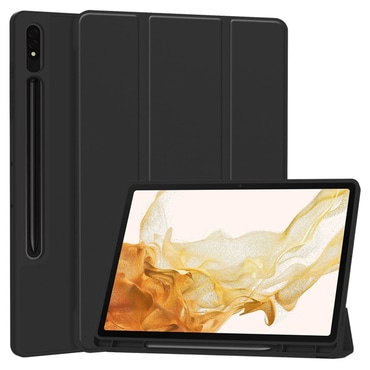 Etui Techsuit "Flex Trifold" z držalom za pisalo za Samsung Galaxy Tab S7 / Tab S8 - black