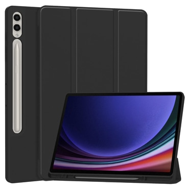 Etui Techsuit "Flex Trifold" z držalom za pisalo za Tab S10 Plus / Tab S9 Plus / Tab S9 FE Plus - black