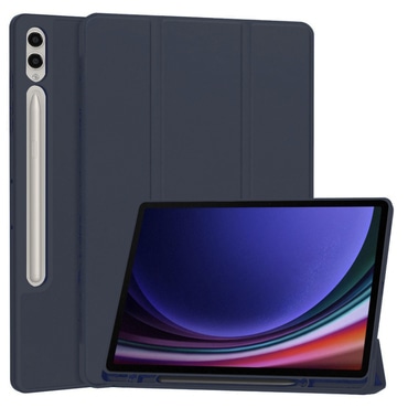 Etui Techsuit "Flex Trifold" z držalom za pisalo za Tab S10 Plus / Tab S9 Plus / Tab S9 FE Plus - dark blue