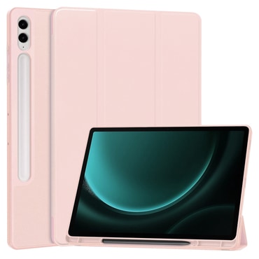 Etui Techsuit "Flex Trifold" z držalom za pisalo za Tab S10 Plus / Tab S9 Plus / Tab S9 FE Plus - pink