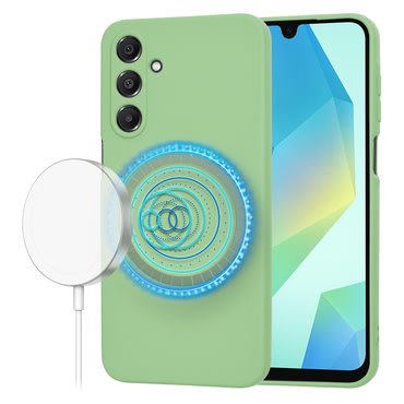 Silikonski ovitek Techsuit SoftFlex MagSafe za Samsung Galaxy A16 4G / A16 5G - mint