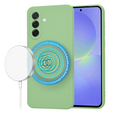 Silikonski ovitek Techsuit SoftFlex MagSafe za Samsung Galaxy A36 - mint