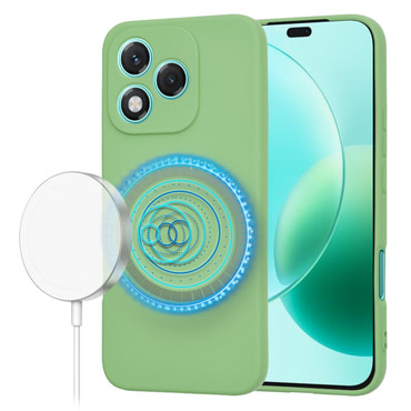 Silikonski ovitek Techsuit SoftFlex MagSafe za Honor 400 Lite - mint