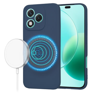 Silikonski ovitek Techsuit SoftFlex MagSafe za Honor 400 Lite - moder