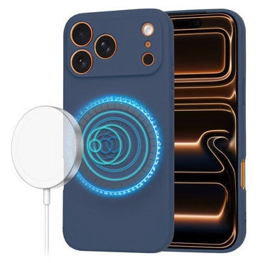 Silikonski ovitek Techsuit SoftFlex MagSafe za iPhone 17 Pro Max - moder